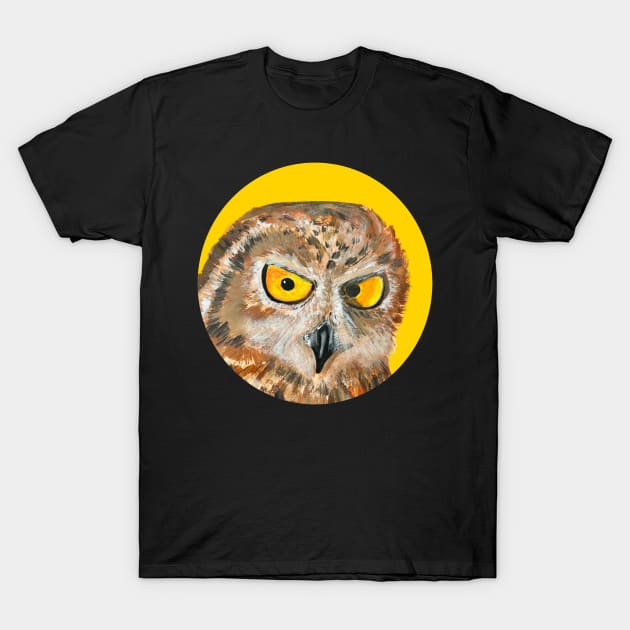 Owl sticker T-Shirt by Judinart